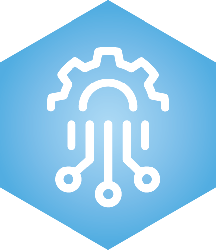 blue automation icon